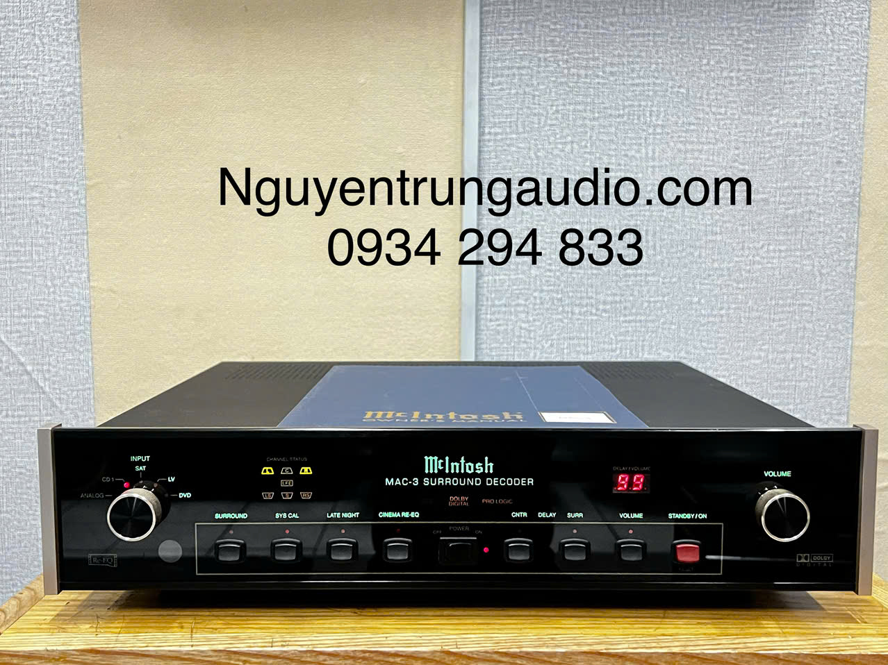 McIntosh MAC 3 – DAC kiêm Preamp Analog, DAC Mỹ