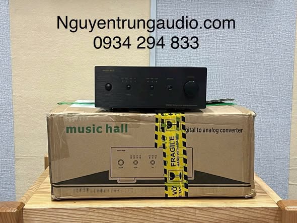 Music Hall DAC 25.3 Giải Mã Đèn 24bit/192kHz USB Coax Optical AES/EBU